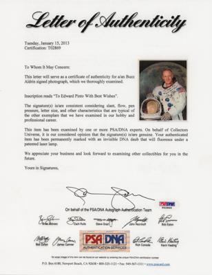 Lot #402 Buzz Aldrin Signed Photograph - Image 2
