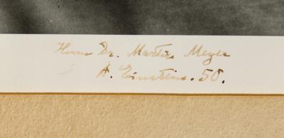 Lot #137 Albert Einstein Signed Photograph - Image 2