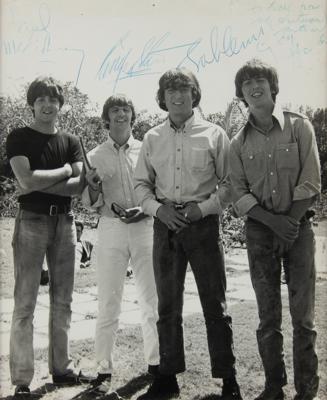 Lot #598 Beatles Signed Photograph