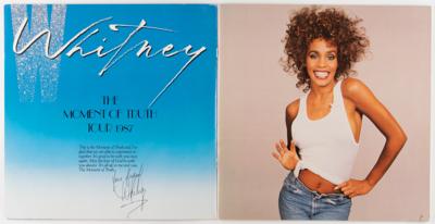 Lot #716 Whitney Houston Signed Billboard Chart - Image 1