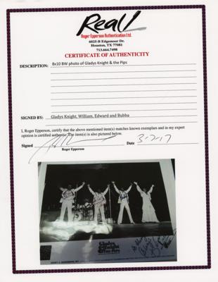 Lot #674 Gladys Knight and the Pips Signed Photograph - Image 2