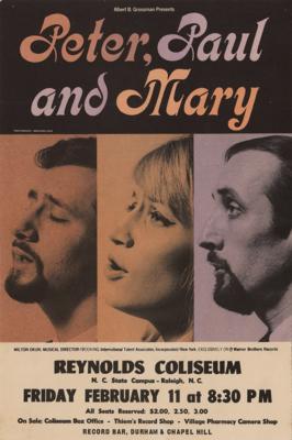 Lot #635 Peter, Paul, and Mary Signed Photograph - Image 2