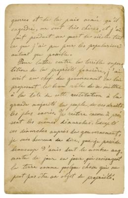 Lot #550 Leo Tolstoy Letter Signed - Image 3