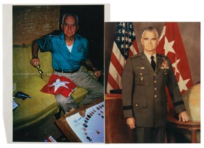 Lot #359 William Westmoreland Signed United States Army 'Four Star' General Rank Flag - Image 4