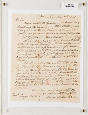 Lot #9 Andrew Jackson Autograph Letter Signed - Image 2
