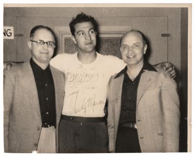 Lot #838 Rocky Marciano Signed Photograph