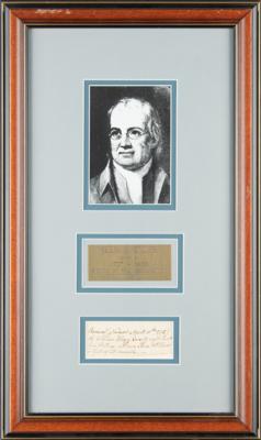 Lot #202 William Ellery Autograph Document Signed