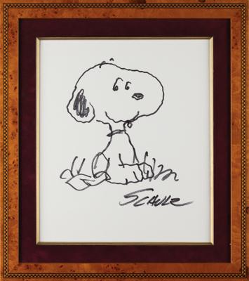 Lot #511 Charles Schulz Signed Sketch - Image 2