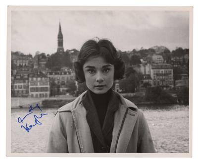 Lot #728 Audrey Hepburn Signed Photograph