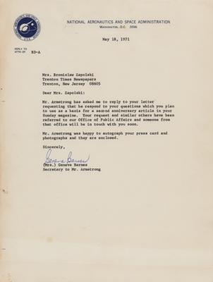 Lot #396 Neil Armstrong Signed Photograph - Image 3