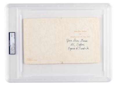 Lot #160 Al Capone Signed Christmas Card