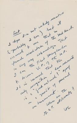 Lot #164 Spiro Agnew Autograph Note Signed