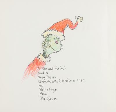 Lot #546 Dr. Seuss: Dr. Seuss sends wishes for a