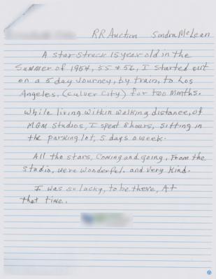 Lot #906 Elizabeth Taylor Signed Photograph - Image 3