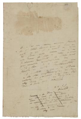 Lot #226 Alexander von Humboldt Autograph Letter Signed - Image 1