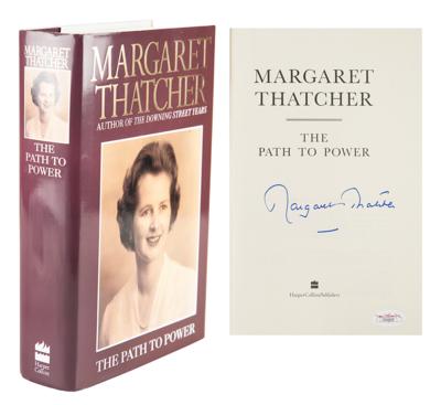 Lot #306 Margaret Thatcher Signed Book - Image 1
