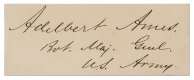 Lot #330 Adelbert Ames Signature - Image 1
