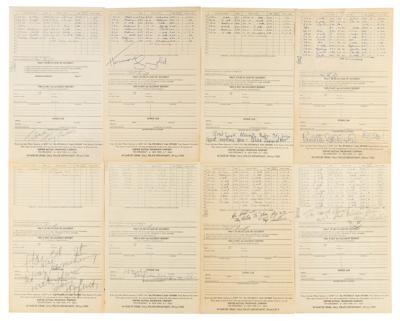 Lot #792 Entertainers (16) Signed Cab Driver's Log - Image 2