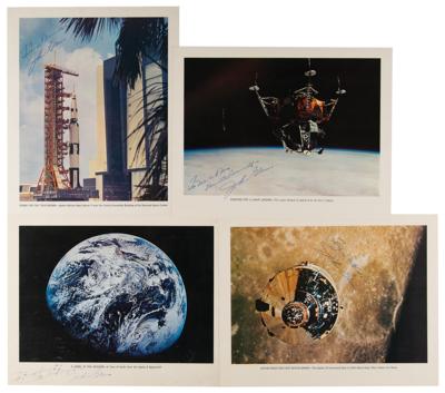 Lot #389 John Glenn (4) Signed Oversized NASA Photographs - Image 1