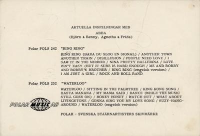 Lot #689 ABBA Signed Photograph - Image 2