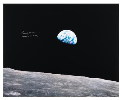 Lot #384 Frank Borman Signed Oversized Photograph - Image 1