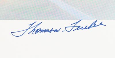 Lot #341 Enola Gay: Tibbets, Ferebee, and Van Kirk Signed Print - Image 2