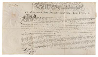 Lot #79 Thomas McKean and Timothy Matlack Document Signed - Image 1