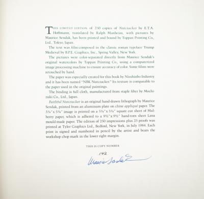 Lot #504 Maurice Sendak Signed Book and Lithograph - Image 2