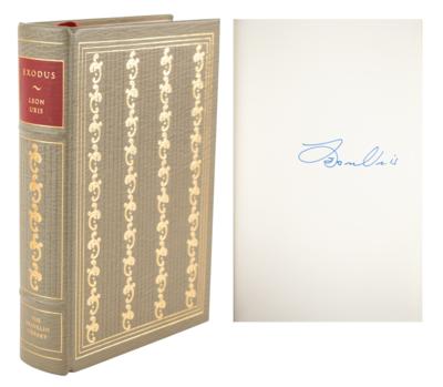 Lot #520 Leon Uris Signed Book - Image 1
