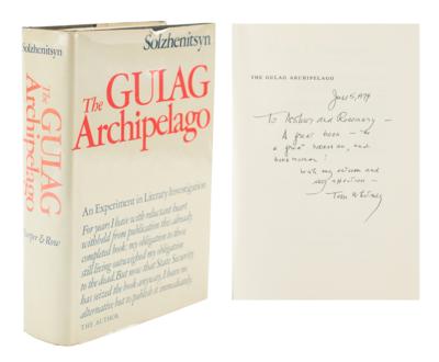 Lot #510 Aleksandr Solzhenitsyn: Thomas P. Whitney Signed Book - Image 1