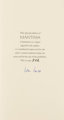 Lot #486 John Fowles Signed Book - Image 2