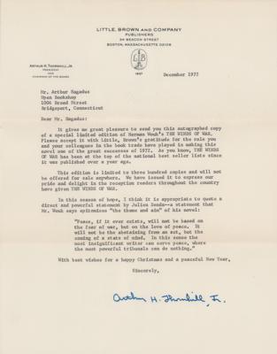 Lot #528 Herman Wouk Signed Book - Image 4