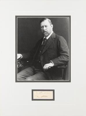 Lot #511 Bram Stoker Signature - Image 1