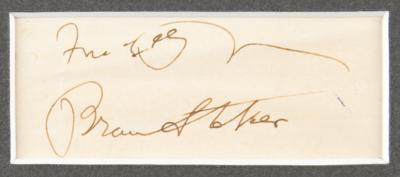 Lot #511 Bram Stoker Signature - Image 2