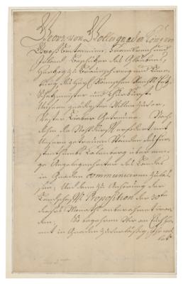 Lot #148 King George I Letter Signed - Image 1