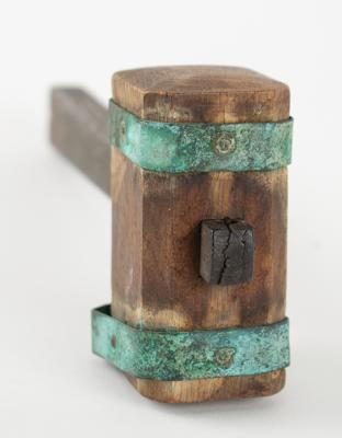 Lot #322 USS Constitution 1927 Renovation Wood Mallet - Image 3