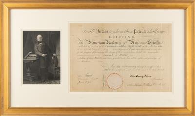 Lot #2 John Quincy Adams Document Signed as President - Image 1