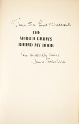Lot #201 David Fairchild Signed Book - Image 2