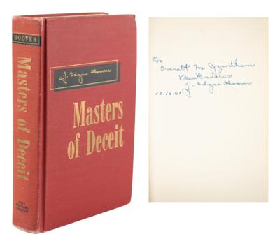 Lot #224 J. Edgar Hoover Signed Book - Image 1