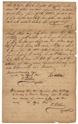 Lot #170 Judah P. Benjamin Autograph Document Signed - Image 1