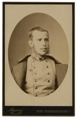 Lot #146 Crown Prince Rudolf of Austria Document Signed - Image 2