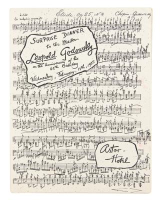 Lot #125 Albert Einstein Signed Program - Image 2