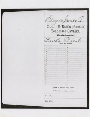 Lot #324 Civil War: Colt Revolver and Accessories Belonging to Private James R. Hanna, Co. B, 9th Battalion, Tennessee Cavalry (Gantt's) - Image 14