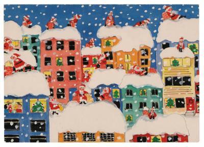 Lot #555 Beatles: Ringo Starr and Barbara Bach Signed Christmas Card - Image 2