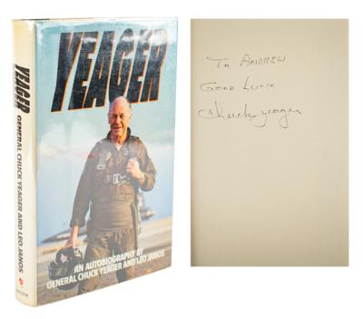 Lot #377 Chuck Yeager Signed Book - Image 1