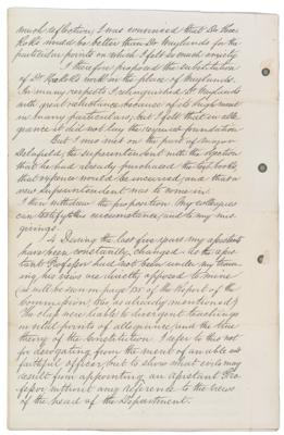 Lot #325 Jefferson Davis Signed Free Frank - Image 3