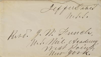 Lot #325 Jefferson Davis Signed Free Frank - Image 4