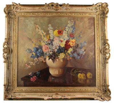Lot #742 James Whale Original Still Life Painting - Image 1