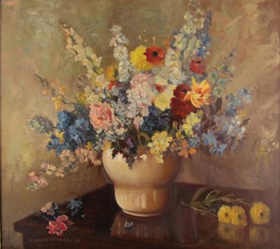 Lot #742 James Whale Original Still Life Painting - Image 2