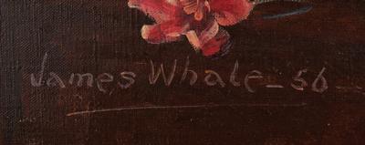 Lot #742 James Whale Original Still Life Painting - Image 3